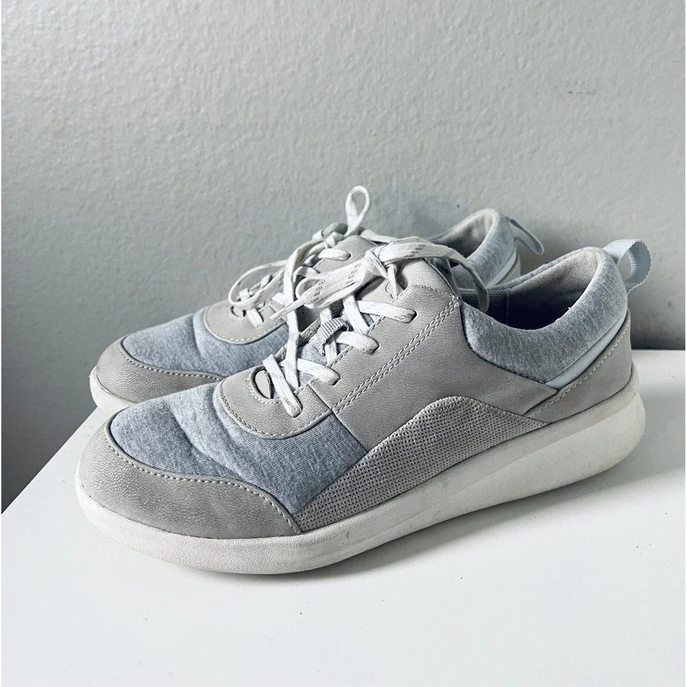 Clarks Cloudsteppers Sillian 2.0 Kae Light Grey, Women Size 7‎